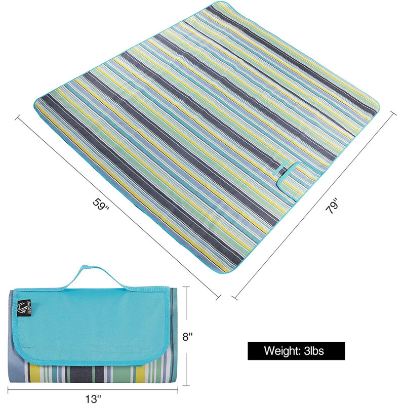 REDCAMP Outdoor Waterproof Oxford Picnic Blanket, Service for 4 Wayfair